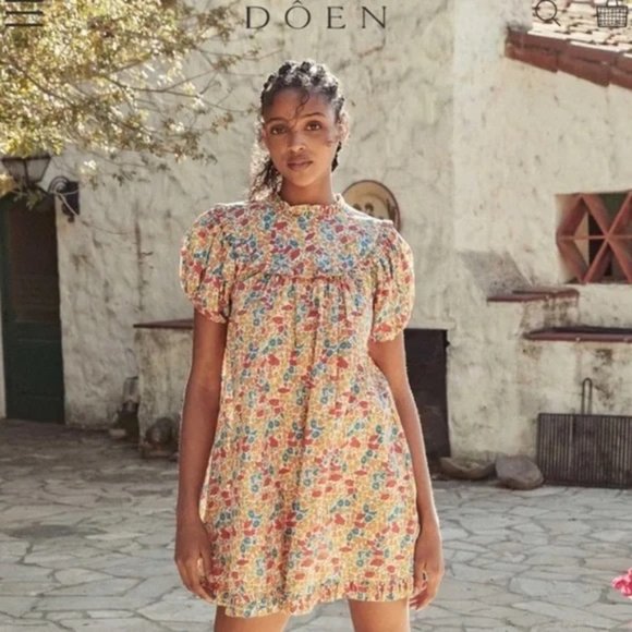 Doen Alice Dress, Liberty cotton Floral, NWT - XL - Picture 5 of 5